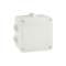 Boîte de dérivation étanche Pico 100x100 Prof. 50 grise à tétines IP55 960°C