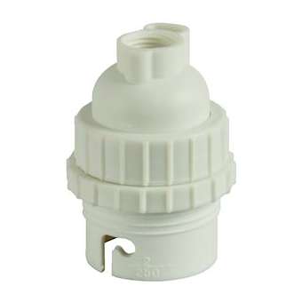 Douille plastique B22 double bague|Bizline-BIZ620111