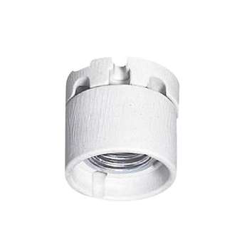 Douille en porcelaine éclairage public avec frein culot E27 et jupe protection|Legrand-LEG060130