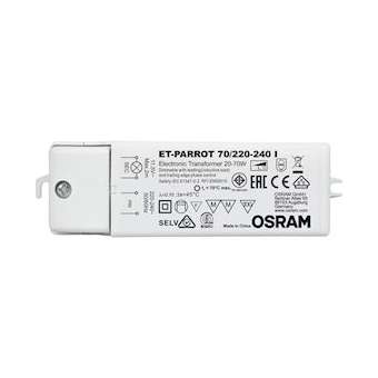 ET PARROT 70/220-240 I OSRAM Transformateur électronique pour lampes halo 12V|Ledvance-OSR111593