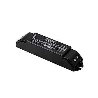 Transformateur, intérieur, noir, 12V/150VA, variable|SLV-DC5461157