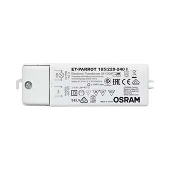 ET PARROT 105/220-240 I OSRAM Transformateur électronique pour lampes halo 12V|Ledvance-OSR111579