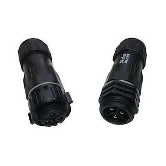 Connecteurs mâle + femelle 3 pôles IP68|Europole-POL17002