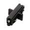 Connecteur droit pour rail 1 allumage 16A max, noir, électrique