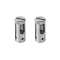 TENSEO, alimentation, intérieur, pour câble tendu T.B.T, chrome, 2 pièces