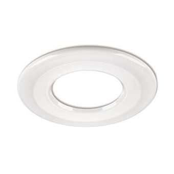 Collerette ronde blanc brillant pour les encastrés de plafond H2|Collingwood-SLHRB359WH