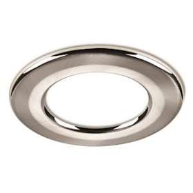 Collerette ronde acier brossé pour les encastrés de plafond H4|Collingwood-SLHRB442BS