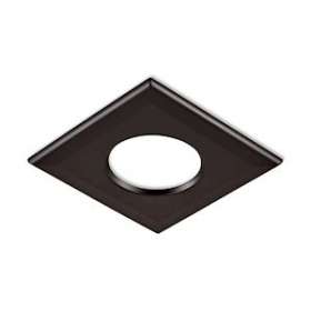 Collerette carrée noir mat pour les encastrés de plafond H2|Collingwood-SLHSQB360BLK