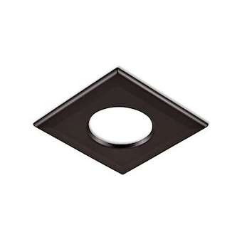 Collerette carrée noir mat pour les encastrés de plafond H2|Collingwood-SLHSQB360BLK