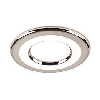 Collerette ronde chrome pour les encastrés de plafond H2|Collingwood-SLHRB359CR
