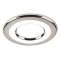 Collerette ronde chrome pour les encastrés de plafond H2