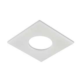 Collerette carrée blanc mat pour les encastrés de plafond H2|Collingwood-SLHSQB360MW