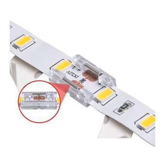 Pack connectique rapide 2 pôles pour linéaire 12/24V de 10mm|Europole-POL42995