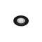 Spot BE BETTER - 1/4 de tour GU10 rond fixe, noir IP20