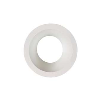 Collerette LED'UP UNIVERSAL ESTHET ASYM ronde blanc mat fixe|Europole-POL5770