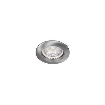 Spot BE GOOD - bague GU10 rond fixe, alu brossé IP20|Europole-POL2518