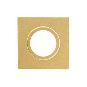 Collerette LED'UP UNIVERSAL carrée doré orientable|Europole-POL5736