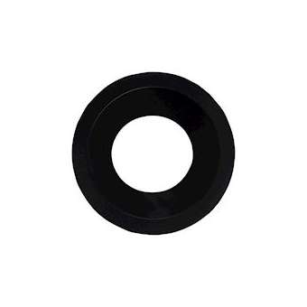 Collerette LED'UP UNIVERSAL ESTHET ASYM ronde noir mat fixe|Europole-POL5775