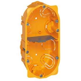 Boîte 2 postes ou 4 à 5 modules Batibox pour cloisons sèches - profondeur 40mm|Legrand-LEG080042