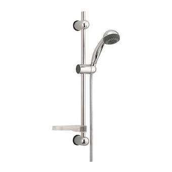 Ensemble Mutine douchette 2 jets, barre D18x600, porte-savon, flexible DA 1,75m|Valentin-VA297520000000