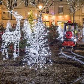 SPRAY- Sapin spray argent H1,80m- 490LED Blanc pétillant|Festilight-FEH40477-AP0
