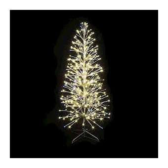 SPRAY- Sapin spray cuivre H2.1m- 600LED Blanc chaud pétillant|Festilight-FEH40478-CMATP9