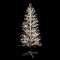 SPRAY- Sapin spray argent H1,80m- 490LED Blanc chaud pétillant