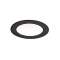 FLAT-ISO-Downlight IP20/65 recouvr., fixe, noir, LED 20W 2000lm 3000/4000K(CCT)