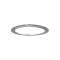 FLAT CCT - Downlight plat rond fixe nickel 110DEG LED 20W 1700lm 3000/4000K (CCT|Aric-ARI50808