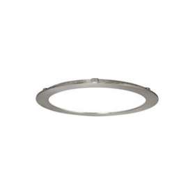 FLAT CCT - Downlight plat rond fixe nickel 110DEG LED 20W 1700lm 3000/4000K (CCT|Aric-ARI50808