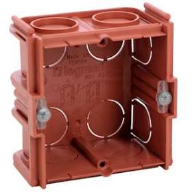 Boîte monoposte Batibox maçonnerie carrée 1 poste associable - profondeur 40mm|Legrand-LEG080141
