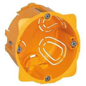 Boîte monoposte Batibox pour cloisons sèches diamètre 67mm - profondeur 50mm|Legrand-LEG080051