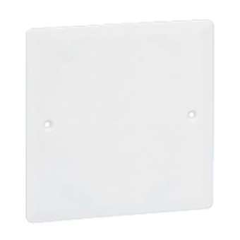 Couvercle universel carré Batibox 100x100mm pour boîte D85mm|Legrand-LEG089285