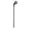 SL130, piquet de jardin LED, 1W, aluminium anodisé, noir, 26',2700K, IP65