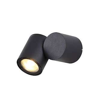 TOPAZE - Appl. Mur Ext. IP54 IK08, 1 tête, lpe LED 5,2W 3000K 500lm incl.|Aric-ARI50916