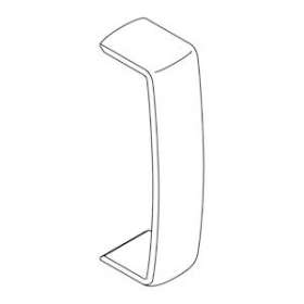 Joint de couvercle recouvrant pour moulure Keva 75mmx20mm - PVC Blanc Artic|Planet wattohm-PLW11579