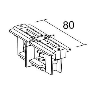 Jonction linéaire pour rail 3 allumages|Aric-ARI16342