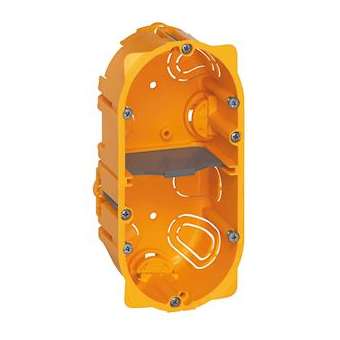 Boîte 2 postes ou 4 à 5 modules Batibox pour cloisons sèches - profondeur 50mm|Legrand-LEG080052