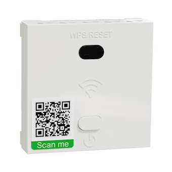 Unica - wifi répéteur - 300Mb/s 2.4 GHz - 2 mod - méca seul bornier vis - blanc|Schneider Electric-SCHNU360518