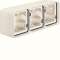 cubyko Boîte triple horizontale vide associable blanc IP55