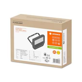 LDV FL PFM SYM100 20W/3000K 2200lm IP65 IK07 100DEG Noir Projecteur LEDVANCE|Ledvance-OSR420960