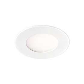 FLAT LED - Encastré plat, rond, fixe, blanc, 110DEG, LED intég. 5W 4000K 450lm|Aric-ARI50359