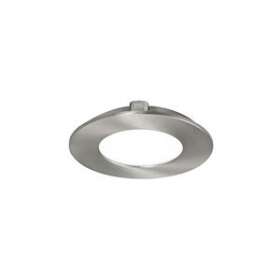 FLAT CCT - Encastré plat fixe nickel 110DEG LED 5W 450lm 3000/4000K (CCT)|Aric-ARI50802