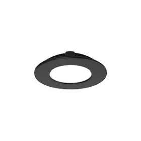 FLAT CCT - Encastré plat fixe noir 110DEG LED 5W 450lm 3000/4000K (CCT)|Aric-ARI50803