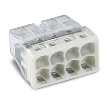 Borne WAGO 2273 - 8 x 0,5 à 2,5mm² Transp. / Gris|Wago contact-WAG2273-208