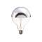 Source LED G125, chrome, E27, 7W, 2700K, tête miroir