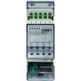 Actionneur 4 relais pour éclairage/moteur MyHOME_Up - 2 modules|Bticino-TICF411-4