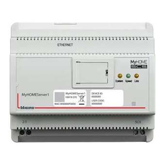 Passerelle de programmation modulaire MyHOME UP - 6 modules|Bticino-TICBTMYHOMESERVER1