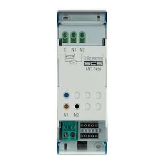 Interface de contact modulaire MyHOME_Up 2 contacts - 2 modules|Bticino-TICF428