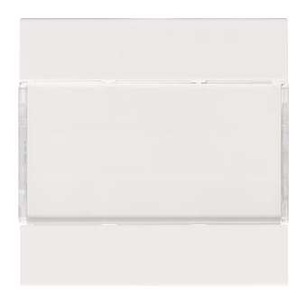 Enjoliveur 2 boutons poussoirs KNX gallery pure|Hager-HAGWXE302B